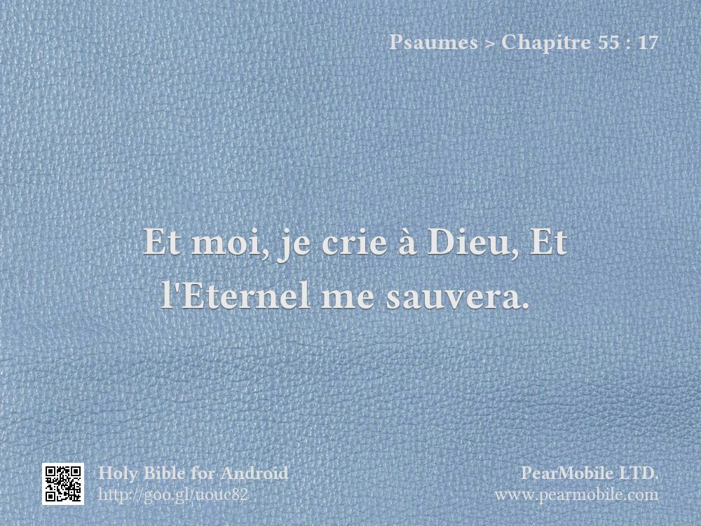 Psaumes, Chapitre 55:17